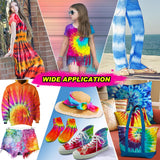 PATIFEED Tie Dye Kit for Kids and Adults, 32 Colours 80ML Bottles Tye Dye Kits, Tyedyedye Kit Gifts for Girls and Boys Large Groups Activities Handmade Party PATIFEED