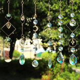 HYBEADS DIY Suncatchers, 400 pcs Sun Catchers Making Supplies Kit Art and Crafts for Adults Prism Hanging Decorative Suncatcher with Crystals Rainbow Maker for Indoor Windows Office Home Decor HYBEADS