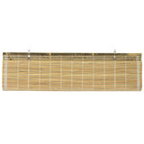 Red Lantern Burnt Bamboo Cordless Window Shade - Natural 36" W Red Lantern