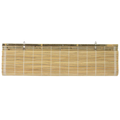 Red Lantern Burnt Bamboo Cordless Window Shade - Natural 36" W