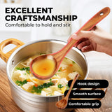 Teak Wooden Spoons for Cooking, Natural Solid Wooden Kitchen Cooking Utensils, Essential Wooden Kitchen Tools(9Pcs) YTYOTO