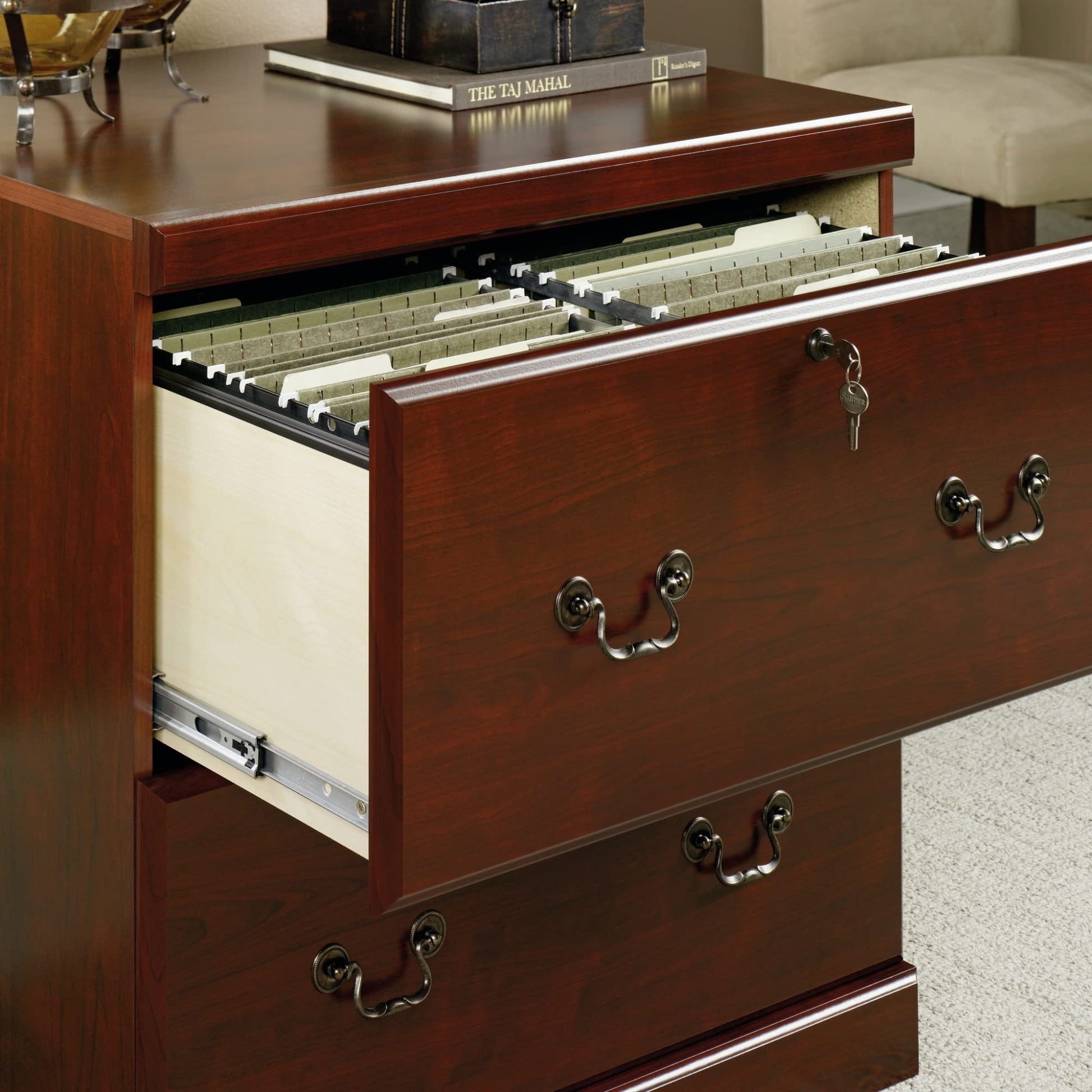 Sauder Heritage Hill Lateral File - Classic Cherry finish - WoodArtSupply