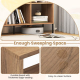 LOKO 6 Cube Bookcase, 3-Tier Floor Open Bookshelf with 5 Metal Legs, Cube Storage Organizer with Adjustable Shelves, Modern Display Shelving for Living Room, Study, Bedroom, Office (Natural) LOKO