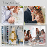 12 Pieces Sublimation Bracelets Catholic Rosary for Women Baptism Rosary Heat Transfer Blank Bracelet Rosary Beads Sublimation Blank Photo Bracelets for DIY Jewelry Making(White) Kigeli