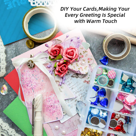 48 Pack Blank Folded Cards and Envelopes Colored Cards White Envelopes 5 x 7 Inch Colorful Greeting Cards 24 Assorted Colors Heavy Weight for Greeting,Invitation,Card Making LIVHOLIC