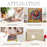 Sanjee 5D Special Shape Diamond Art Kits for Beginners, Ladybug Diamond Painting Kits for Adults, Crystal Rhinestones Diamond Painting for Home Wall Decoration Gift, 12×12inch Sanjee