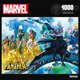 Buffalo Games - Marvel - Black Panther #1 Alex Ross - 1000 Piece Jigsaw Puzzle for Adults Challenging Puzzle Perfect for Game Nights - Finished Size is 26.75 x 19.75 Buffalo Games