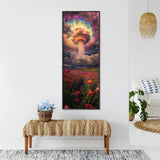 Zariocy 5D Large Diamond Art Kits for Adults Tornado, Diamond Painting Art Landscape Round Full Drill Crystal Diamond Embroidery Paintings Arts Craft for Home Office Wall Decor 31.5x11.81 inch Zariocy