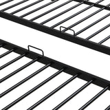 Bellemave Full Over Twin Over Twin Triple bunk Bed with Drawers 3 bunk Bed, Triple bunk beds for Kids, Teens, Adult.（Black） Bellemave