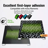 Wefuit 3D Upgraded PEO+PET Sheet 235x235m, Smooth PEO PET Build Plate Spring Steel Print Bed for Creality K1/K1C/Ender 5 S1/Ender 3 S1 Pro/Ender 3 S1/Ender V3 KE/Ender3 V3 SE (Without Magnetic Base) Wefuit