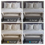 Madison Park Accent Bench, Upholstered with Nailhead Trim, & Padded Seat Entryway Bench Small, End of Bed Bench with Back, 49.5" W x 19.25" D x 23" H, Grey Madison Park