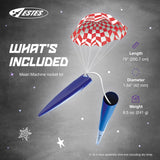 Estes 1295 Mean Machine Rocket-Building Kit, Advanced Flying-Rocket-Model Kit for Ages 10+ Estes