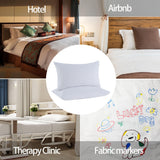 ZPECC Pillow Cases Standard Size 24 Pack - Bulk Snow White Pillowcases with Envelope Closure, Pillow Covers for Home, Camping, Travel Essentials (24 Pack,20x26,Snow White) ZPECC