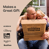 Wood Smoked BBQ Accessories Grill Set with Grilling Accessories as Birthday Gifts for Men Who Have Everything Dad Retirement Gift Idea Gadgets for Griller Husband Who Loves Outdoor Cooking of Barbecue Cooking Gift Set