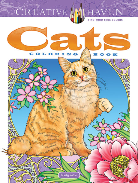 Creative Haven Cats Coloring Book (Adult Coloring Books: Pets) Dover Publications
