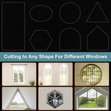 AUYAARS 100% Blackout Curtains 118"x57" Portable No Drill Window Shades for Bedroom, Nursery, RV, Dorm Room, Travel, Temporary Blackout Blinds with Stickers & Tabs, DIY Window Cover (Black) AUYAARS