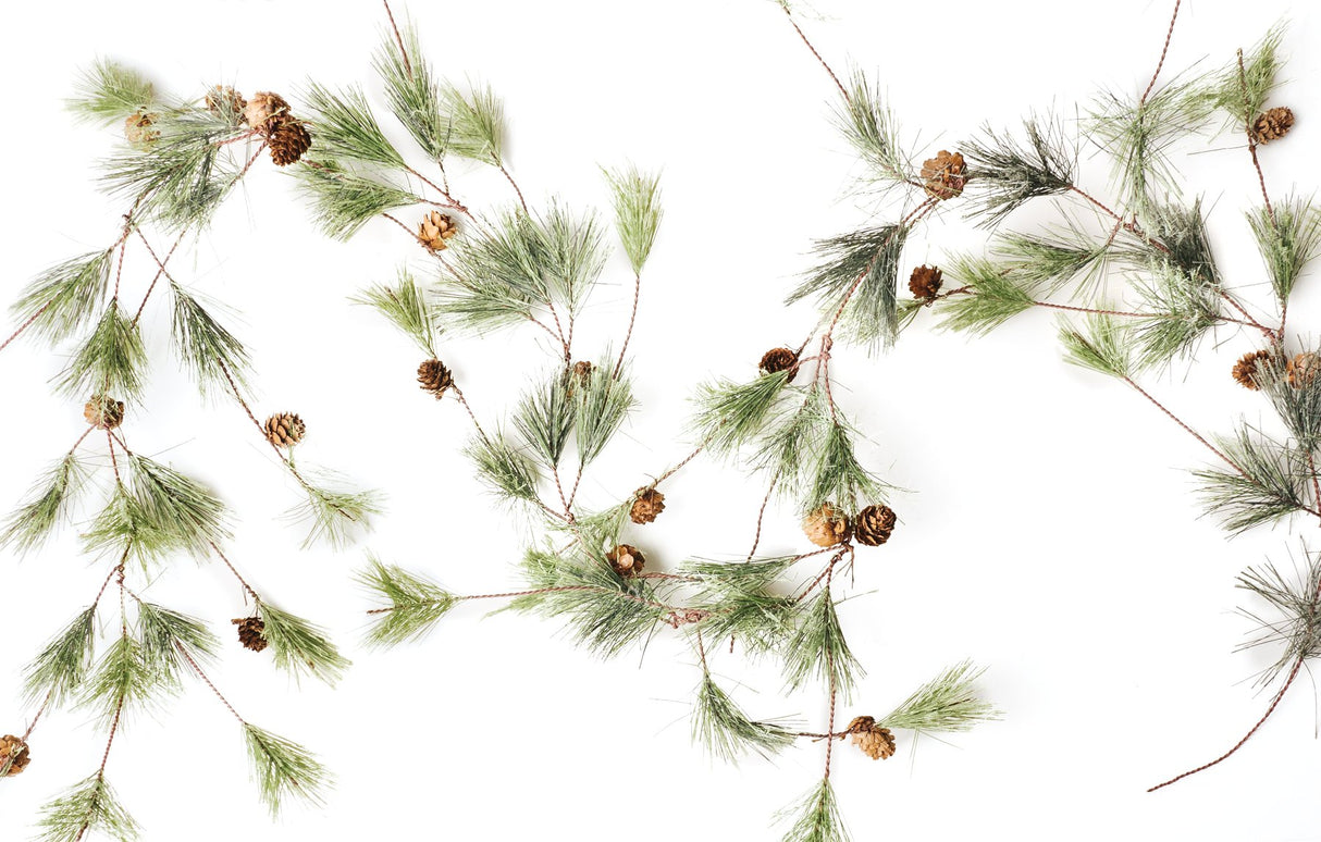 CraftMore Smokey Pine Garland 6 Feet CraftMore