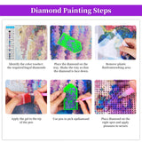 BWFY 12 Pack Diamond Art Kits for Adults,5D Diamond Painting Kits for Adults,Flower Series Paint with Numbers Diamonds for Home Wall Decor Festival Gift, 12x16 Inch BWFY