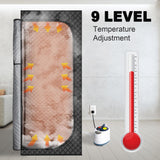 MIXC Portable Steam Sauna Box, Portable Sauna for Home, Person Sauna Tent Sauna Box at Home Spa with 2.6L & 1500W±10%, Remote Control, Folding Chair, Home Sauna for Gym,Pilates,Garage,Hot Tub MIXC