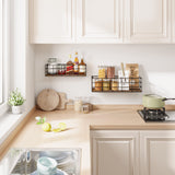 Fixwal Hanging Floating Shelves, 4 Sets of Wall Mounted Shelves for Wall Storage, Hanging Storage Shelf for Bathroom, Living Room, Bedroom, Kitchen (Paulownia) Fixwal