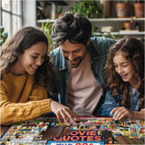 White Mountain Puzzles Movie Quotes The 80s 1000 Piece Jigsaw Popular Pop Culture Puzzle White Mountain