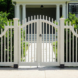 XYADX Concrete Fence Post Base 4x4 inches 4 Pack, Fence Post Anchor Holder Pergola Brackets XYADX