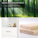 PatioPerk Closet System with Drawers, 8FT Walk in Closets Organizer with 3 Shelving Towers, 96" Wooden Storage Systems with Hanging Pods, Built-in Garment Rack for Bedroom PatioPerk