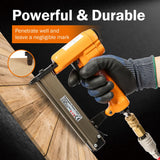 UPWOOD P625 Pneumatic 23 Gauge Headless Pin Nailer, 1/2-Inch to 1-Inch Leg Length Air Powered Micro Pinner for Furniture, Cabinets, Interior Decoration UPWOOD