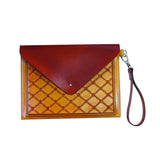 Realeather DIY Envelope Clutch Purse Kit, Natural Realeather