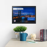 ArtToFrames 27.5x19.7 INCH / 50x70 CM Black Frame for 1000 piece Puzzles.This 1.25 Inch Custom MDF Puzzle Frame is Black - Comes with Economy Acrylic (PuzzleFRBW26079-27.5x19.7) ArtToFrames