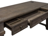 Martin Furniture Desk And Return, Weathered Dove Martin Furniture