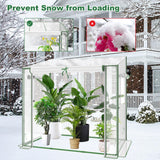 Greenhouse, 47.2”(L) x31.5”(W) x47.2”(H) Greenhouses for Outdoors, Durable Green House Kit with Window, Thicken PE Cover, Green Houses for Indoor Outside，Clear Mini Portable Garden Plant Green House deaunbr