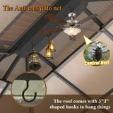 Aoxun 10'x12' Hardtop Gazebo, Outdoor Polycarbonate Double Roof Gazebo with Aluminum Frame Permanent Pavilion and Curtains & Netting for Backyard, Patio, Deck, Parties (Brown) Aoxun