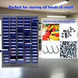 TECHTONGDA Bolt and Nut Tool Storage Steel Cabinet 75 Drawers Parts Cabinet Hardware Organizer and Storage Organization Shelves with Dividers Assortment KIT TECHTONGDA