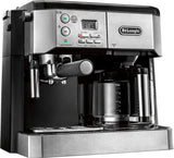 DeLonghi BCO430 Combination Pump Espresso and 10-Cup Drip Coffee Machine with Frothing Wand, Silver and Black De'Longhi