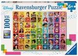 Ravensburger Disney Pixar Color Palette - 100-piece Jigsaw Puzzle for Kids | Unique, Perfectly Interlocking Pieces | Durable, Glare-Free Design | FSC-Certified Materials | Ideal for Ages 6+ Ravensburger