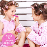 Just My Style Shimmer Pop Lip Gloss, Create 5 Lollipop-Shaped Lip Glosses, Includes Funnel, Empty Lip Gloss Containers, Sweet Lip Gloss Base, Body Glitter & More, DIY Lip Gloss, Multi (208316J) Just My Style