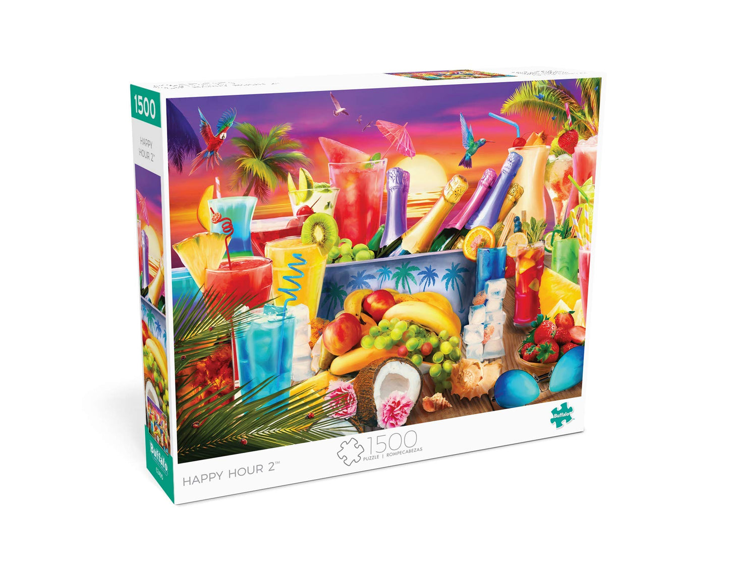 Buffalo Games - Lena - Happy Hour 2-1500 Piece Jigsaw Puzzle for Adults Challenging Puzzle Perfect for Game Nights - Finished Size is 38.50 x 26.50