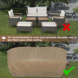 Tangkula 7 Pieces Patio Rattan Sofa Set, Outdoor Wicker Conversation Set w/Seat & Back Cushions, 2 Ottomans & 2 Coffee Tables, Acacia Wood Tabletop & Armrests, Wicker Sofa Set for Backyard, Poolside Tangkula