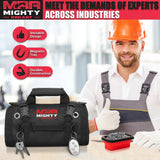 Mighty Red Ant Tool Roll - Tool Bags | Roll Up Tool Bag | Tool Bag Organizer | Tool Roll Up Bag W/5 Large Pouches | Tool Roll Bag for Men | Rolling Tool Bag | Gifts for Dad | Heavy Duty Tool Bag Mighty Red Ant