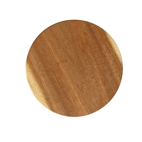 Acacia Wood Drink Coasters with Holder, Two Sets of 8 Pieces Coasters 3.72 Inch Round Wood Coasters for Cup,Dad Gifts,Tabletop Protection Cregugua