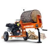 SuperHandy Log Splitter, 20 Ton, Gas Powered 7 HP Engine, Automatic Wood Splitting Wedge Machine, Commercial Quality for Fireplace Burning firewood SuperHandy