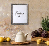 ELSKER&HOME 11 x 14 Picture Frame Set of 3, Rustic Farmhouse Distressed Retro Style Photo Frame for Wall Mounting and Tabletop,Wooden Frame for Gifts ELSKER&HOME