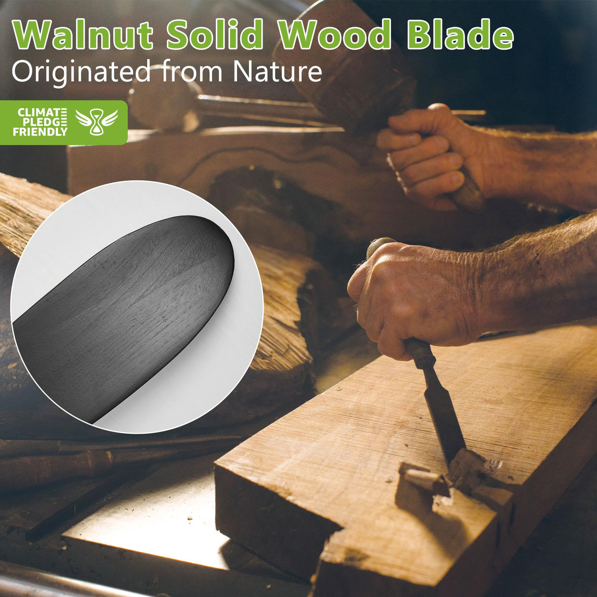 Haipeel 60 Inch Wood Ceiling Fans without Lights, Indoor Outdoor Ceiling Fan no Light with Remote Control, Modern Black Ceiling Fans no Lights 3 Blade Propeller for Farmhouse Garage ETL, Matte Black Haipeel