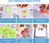 DIY 5D Full Drill American Native African Lovers Couple Kissing Square Diamond Art Painting by Number Kits Man & Woman for Adults Crystal Cross Stitch for Wall Decoration Gift 40x30CM/16x12IN WoodArtSupply