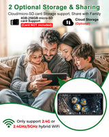 Smart Bird House Camera Solar Powered, 2K HD Wi-Fi Bird Watching Camera for Birdhouse, Auto Detect & Notify, Night Vision, APP Control, Wooden Birdhouse with Camera Inside KinetCam