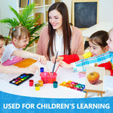 ESRICH Small Canvases for Painting, 6 Pack Canvas 5x7 Inch Stretched Canvas 2/5" Profile Primed Acid Free Painting Canvas for Kids for Oil Paint,Watercolor,Acrylic Paint,Gouache &Tempera. ESRICH