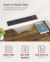 VASAGLE TV Stand for TVs up to 65 Inches, Farmhouse Entertainment Center with Sliding Barn Doors, TV Console Table for Living Room, Rustic White and Honey Brown ULTV322W73 VASAGLE