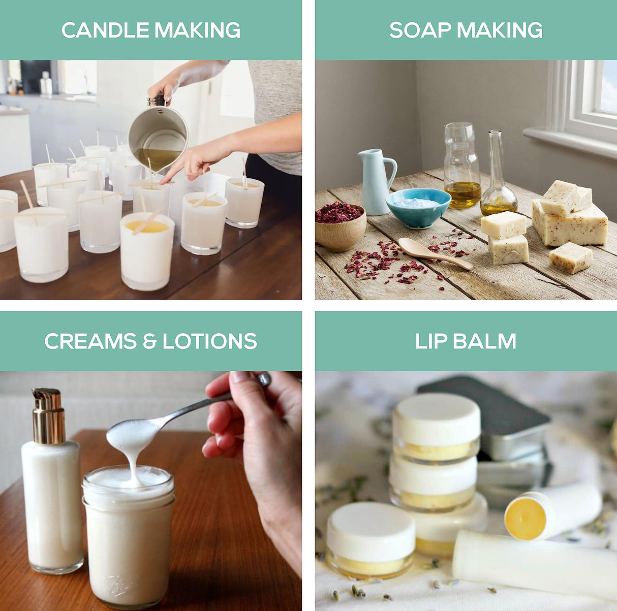 Candelilla Wax Pellets 4 oz. 100% Pure Natual Food Grade Vegan Wax For DYI Lip Balm, Soap and Candle Making, Creams and Lotions. Great For Skin, Face, and Hair applications. Beeswax Alternative Plant Guru