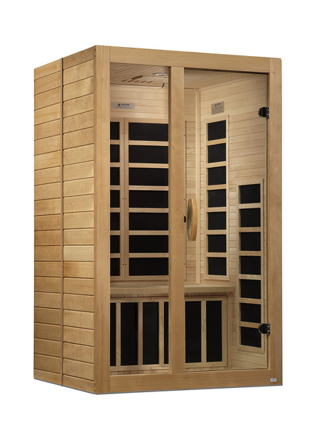 Maxxus Saunas Maxxus Santiago 2-Person Low EMF (Under 8MG) FAR Infrared Sauna, Curb Side Delivery Maxxus Saunas